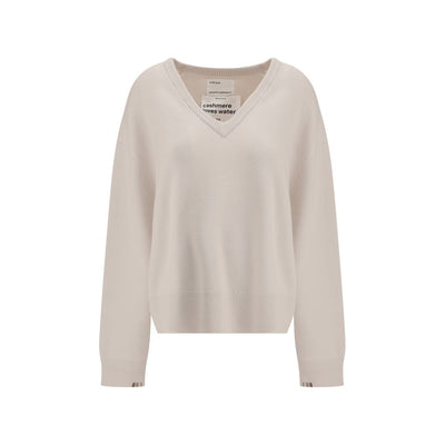 Extreme Cashmere White Cashmere Cashmere Sweater