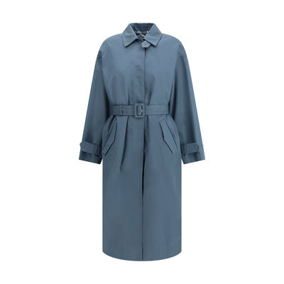 Fendi Light Blue Cotton Coat