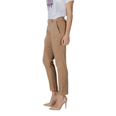 Liu Jo Beige Cotton Chino Pants