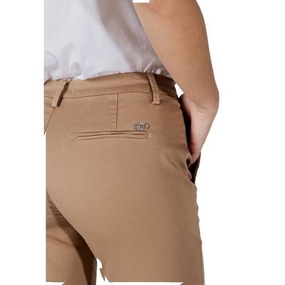 Liu Jo Beige Cotton Chino Pants