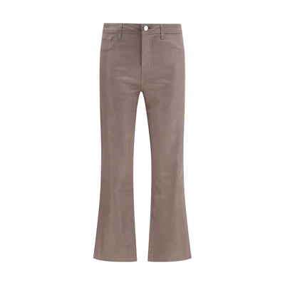 L'Agence Beige Cotton Casual Pants