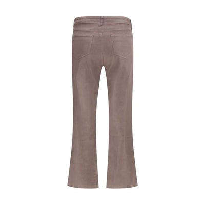 L'Agence Beige Cotton Casual Pants