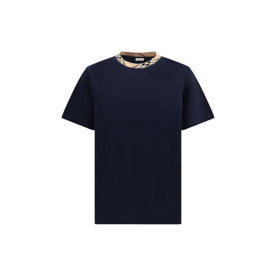 Burberry Blue Cotton T-Shirt