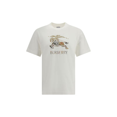 Burberry White Cotton T-Shirt