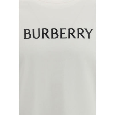 Burberry White Cotton T-Shirt
