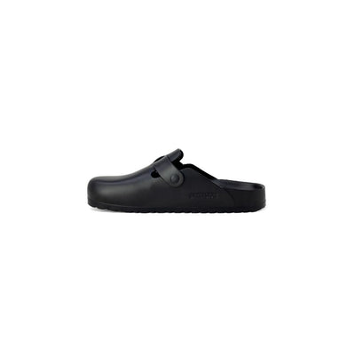 Birkenstock Black Artificial Leather Slippers