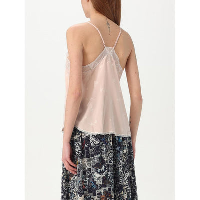 Zadig & Voltaire Multicolor Polyester Satin Top