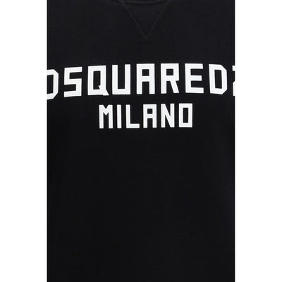 Dsquared² Black Cotton Sweatshirt