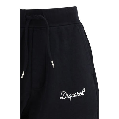 Dsquared² Black Cotton Bermuda Shorts