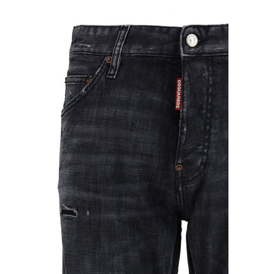 Dsquared² Black Cotton Jeans Denim