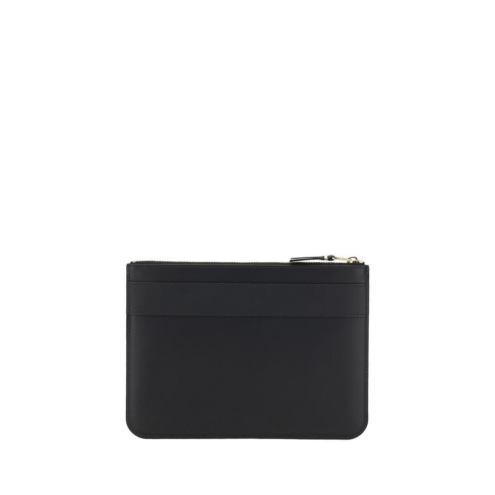 Comme Des Garçons Black Calf Leather Bos Taurus Wallet