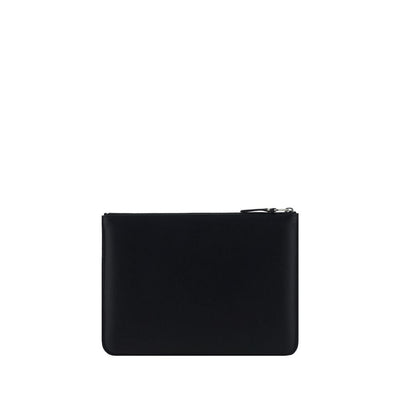 Comme Des Garçons Black Calf Leather Bos Taurus Wallet