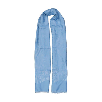 Lanvin Blue Silk Scarf