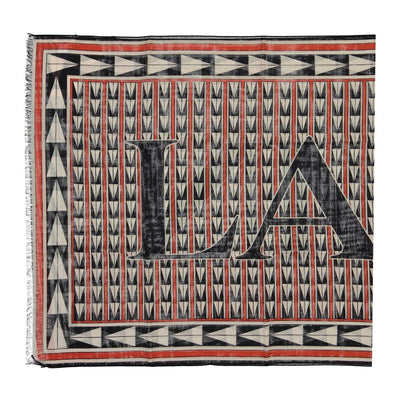 Lanvin Black Wool Scarf