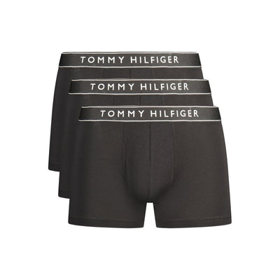 Tommy Hilfiger Black Cotton Men's Boxer Short