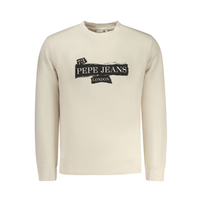 Pepe Jeans Beige Cotton Men Sweatshirt