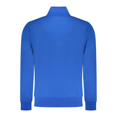 North Sails Blue Cotton Men Sweatshirt