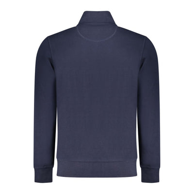 North Sails Blue Cotton Men Sweatshirt