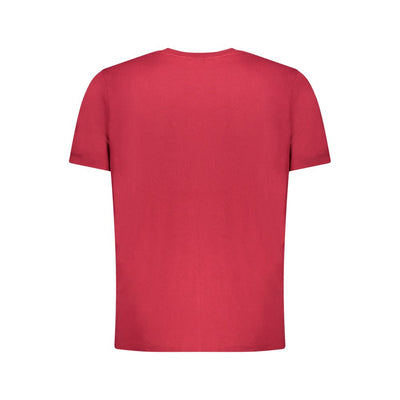 Pepe Jeans Red Cotton Men T-Shirt