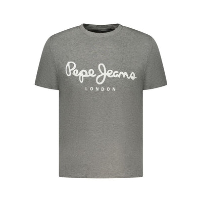 Pepe Jeans Grigio Cotton Men T-Shirt