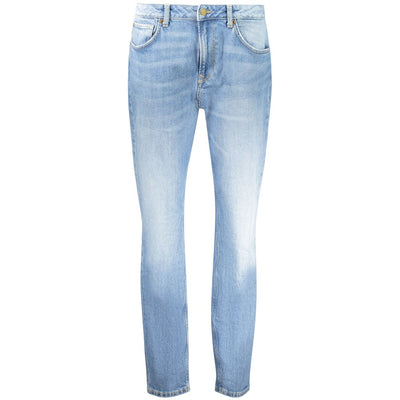 Pepe Jeans Blue Cotton Tapered Jeans