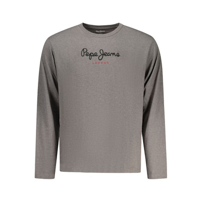 Pepe Jeans Gray Cotton Sportswear