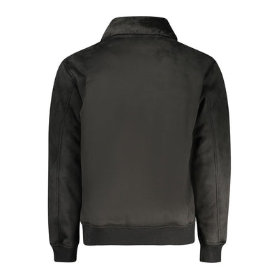 Guess Jeans Black Polyethylene Bomber
