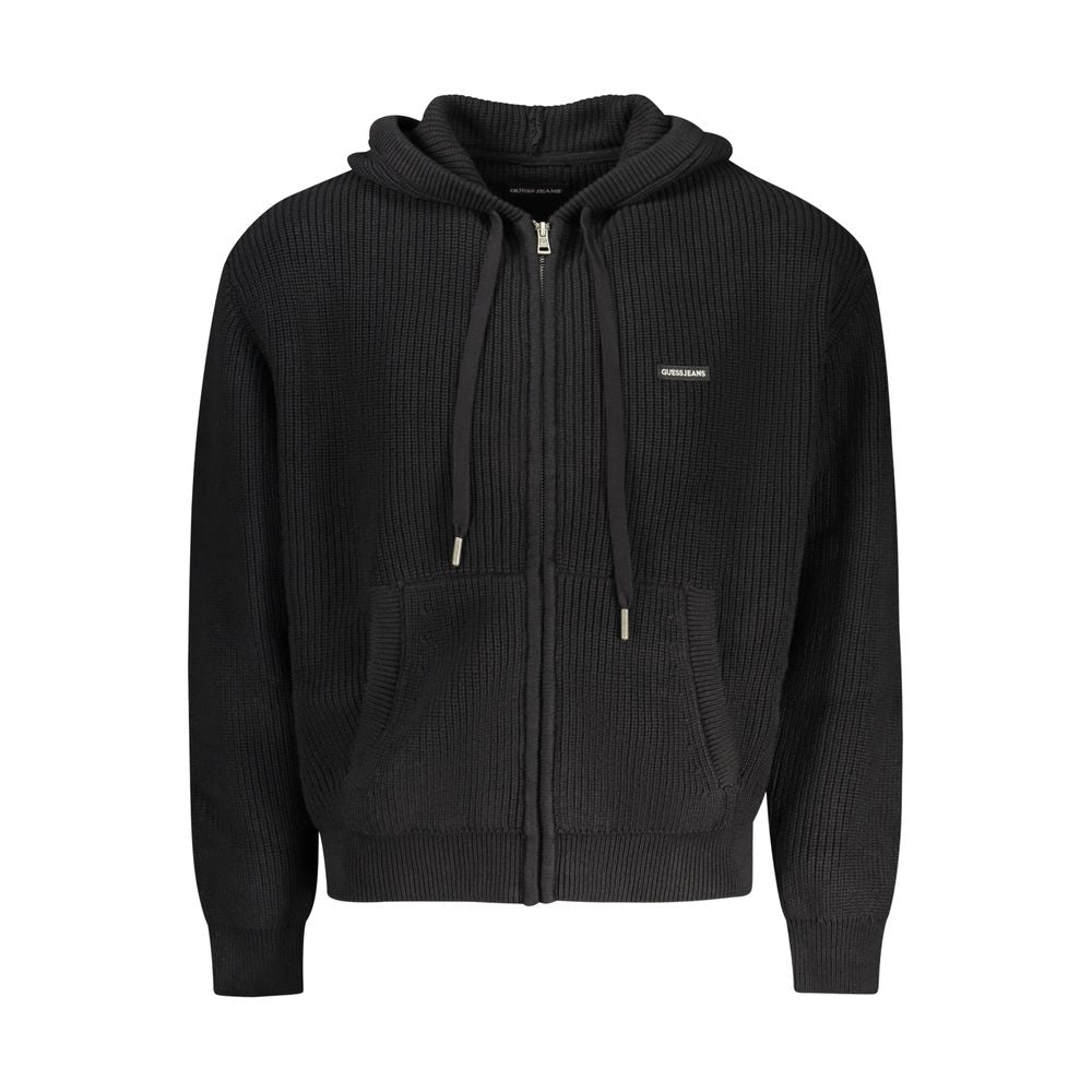 Guess Jeans Black Cotton Cardigan