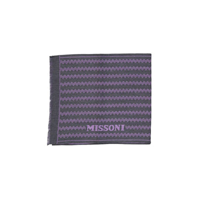 Missoni Gray Wool Scarf