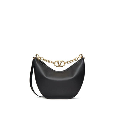 Valentino Garavani Black Calfskin Shoulder Bag