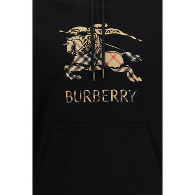 Burberry Black Cotton Sweatshirt