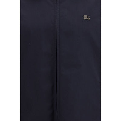 Burberry Blue Polyester Jackets And Coat