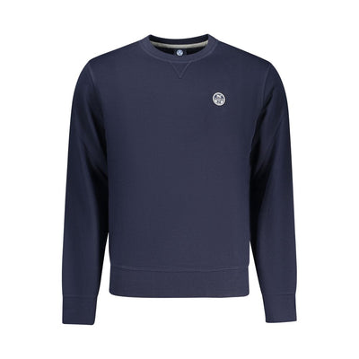 North Sails Blue Cotton Men's Sweatshirt