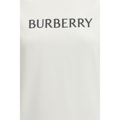 Burberry White Cotton T-Shirt