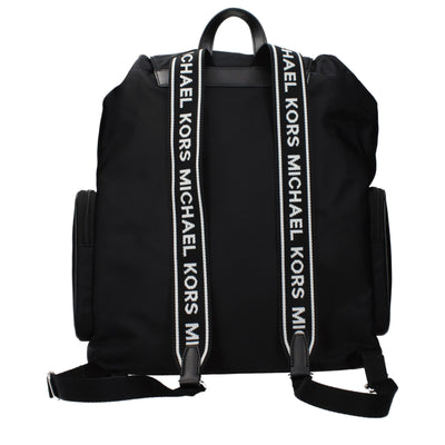 Michael Kors Black Fabric Backpack