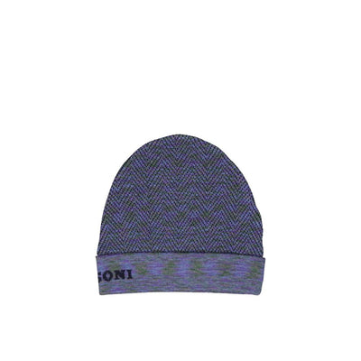Missoni Purple Wool Beanie