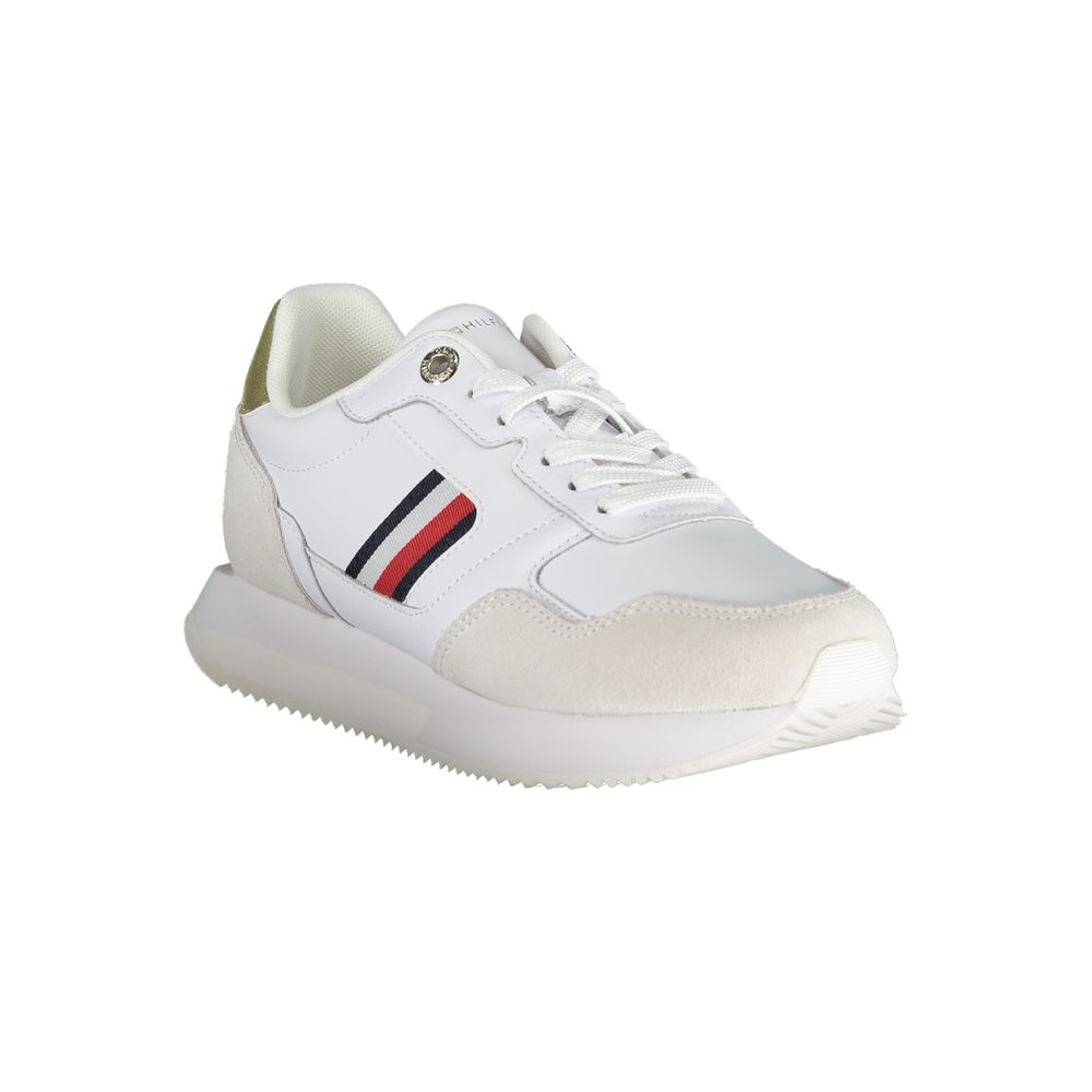 Tommy Hilfiger Bianco Leather Women Sneaker