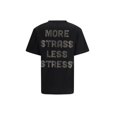 PINKO Black Cotton T-Shirt