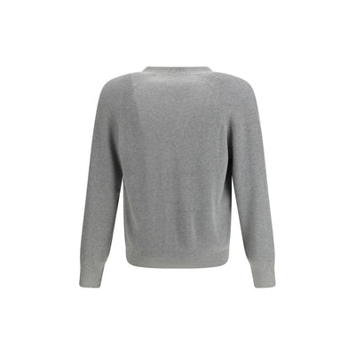 Brunello Cucinelli Gray Cotton Cardigan