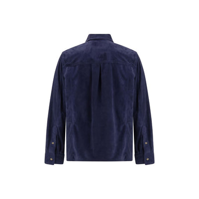 Brunello Cucinelli Blue Denim Shirt