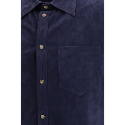 Brunello Cucinelli Blue Denim Shirt