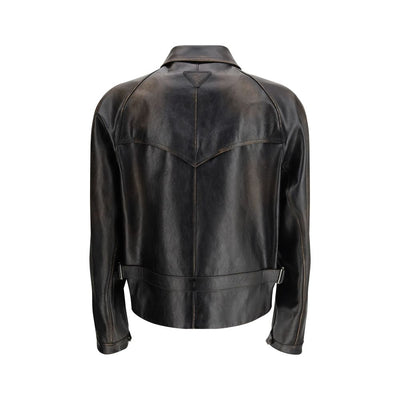 Prada Black Leather Jacket