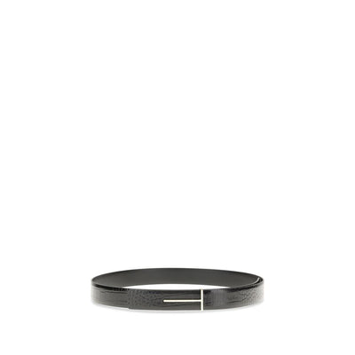 Tom Ford Black Goatskin Regular Belt