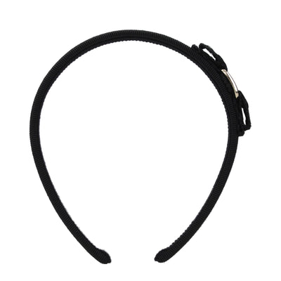 Salvatore Ferragamo Black Cotton Headband