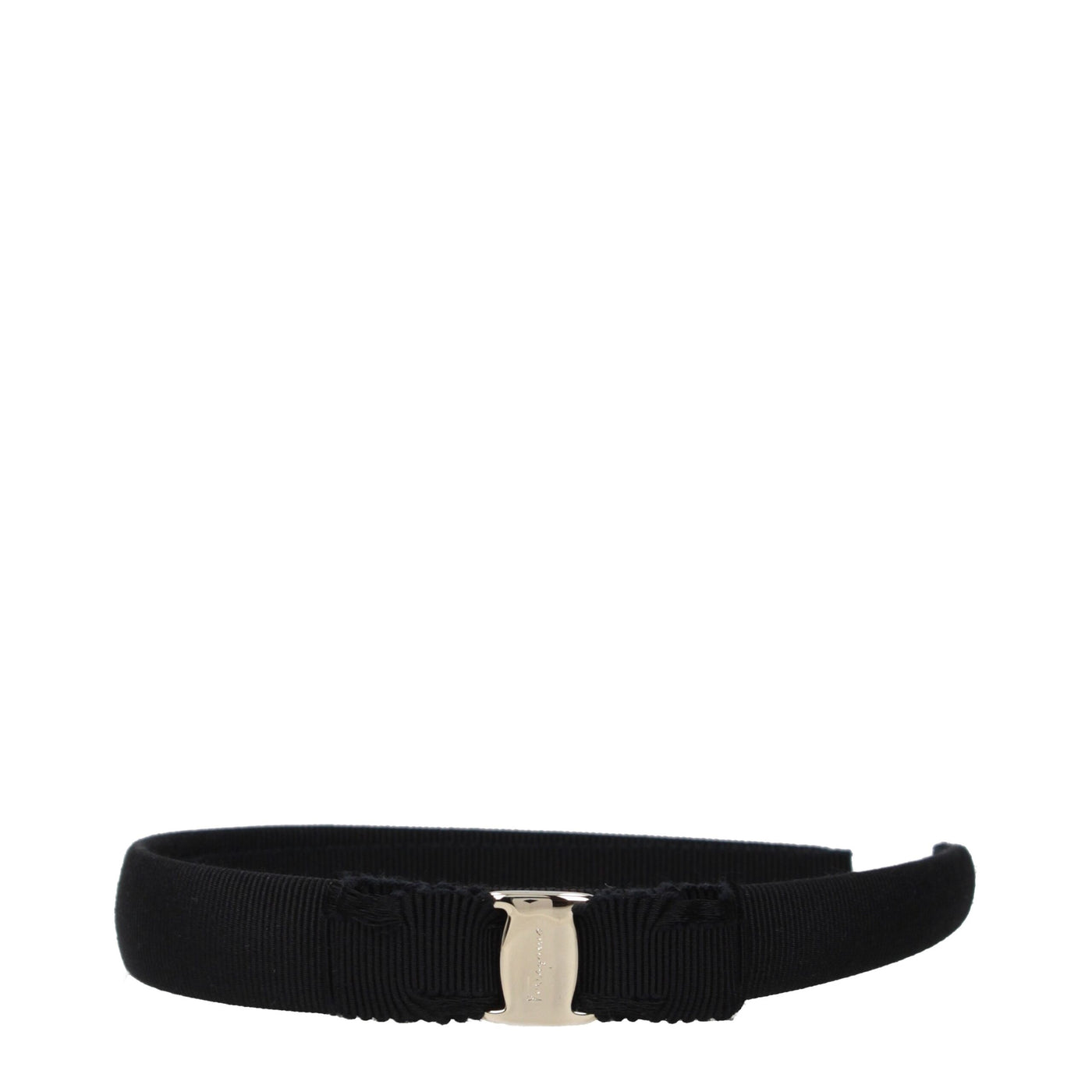 Salvatore Ferragamo Black Cotton Headband