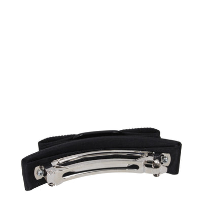 Salvatore Ferragamo Black Fabric Hair Clip