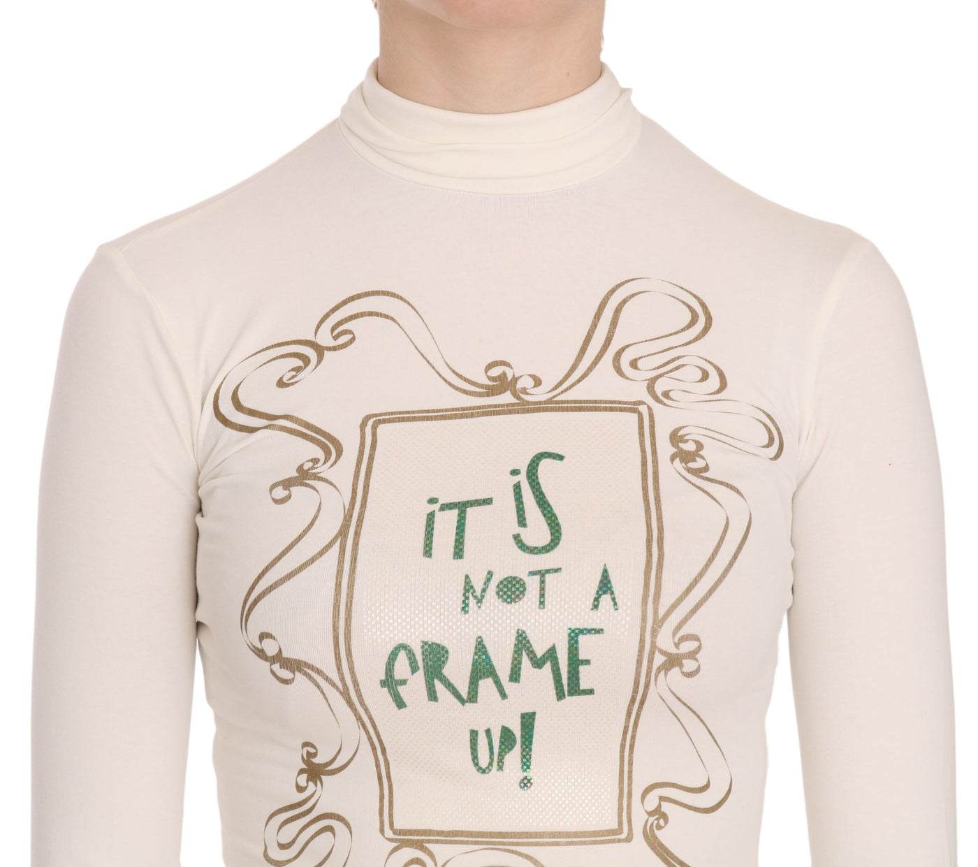 Exte ronde hals It Is Not A Frame Up! print blouse