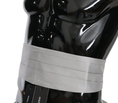 Ceinture homme grise Dolce &amp; Gabbana 100 % soie