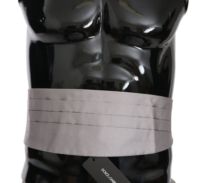 Ceinture homme grise Dolce &amp; Gabbana 100 % soie