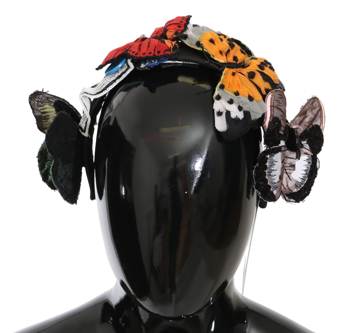 Dolce &amp; Gabbana Tiara Floral Butterfly Sequin Diadeem Hoofdband